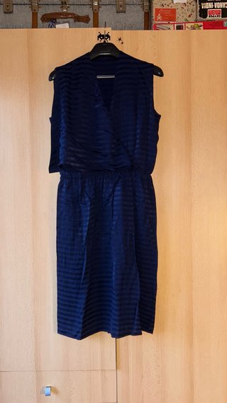 Vestido retro de seda