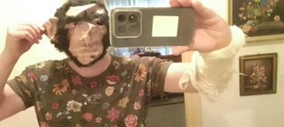 Maschera carnevale scimmia adulto