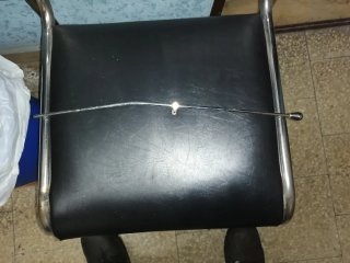 Asta saliscendi per rubinetto in metallo