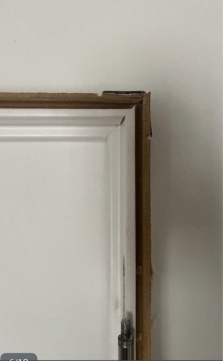 Puerta lacada blanca