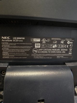Monitor LCD NEC L174F1 17 Gris/Negro