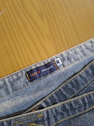 Falda Desigual Algodón Gris