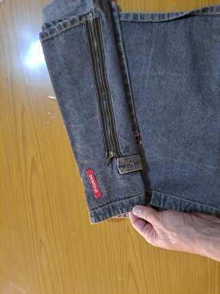 Falda Desigual Algodón Gris