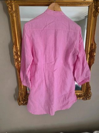 Lino 100% Anna Vitti ​Blusa Túnica T.M/L ¡Sin uso!
