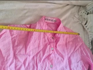 Lino 100% Anna Vitti ​Blusa Túnica T.M/L ¡Sin uso!