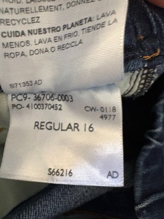 Jeans Levi's ragazzo 16 blu