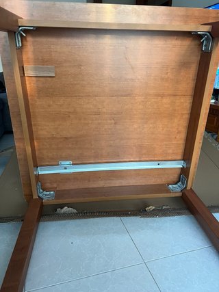 Mesa comedor extensible madera + 4 sillas