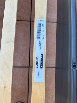 Cama 160x200 Metal y Madera