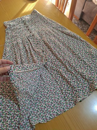 Falda H&M Verano Estampada