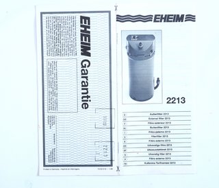 Filtro EHEIM 2213 + accesorios para acuario