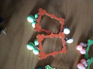 Pendientes originales feria