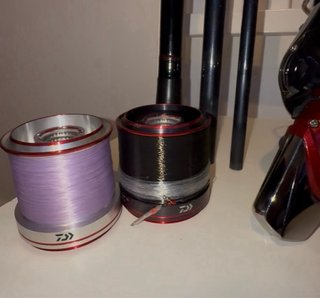 Caña y carrete Daiwa Liberty Surf Solo en persona