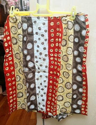 Falda pareo estampada talla única