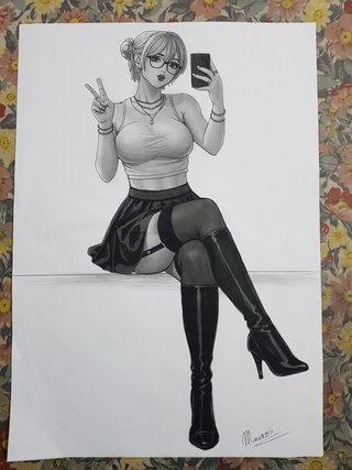 Disegno originale su carta