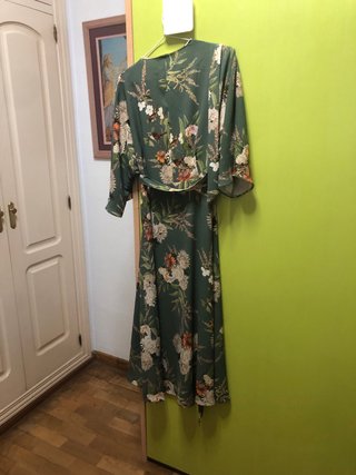 Vestido kimono floral talla única