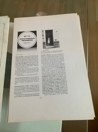 Revista antigua barrio de triana, sevilla