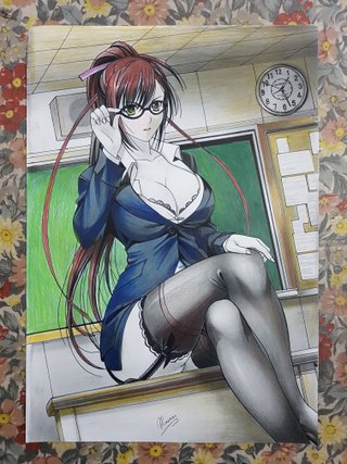 Dipinto quadro disegno su carta