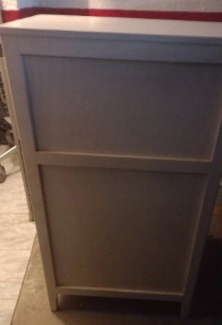 Cómoda Cajonera Blanca y Rosa