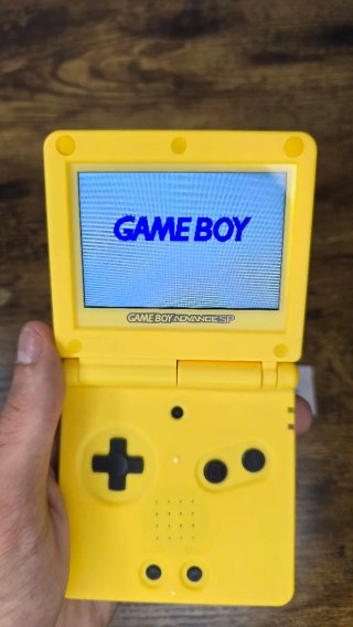 Gameboy Advance SP Pikachu Edition