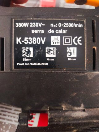Sierra de calar Krafttech K-5380V