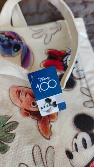 Bolsa de Tela / Totebag Disney 100 Años de Magia