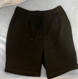 Bermudas Zara Negras Cortas