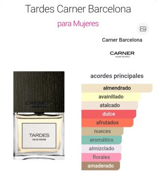 Carner Barcelona Tardes Eau de Parfum 15ml
