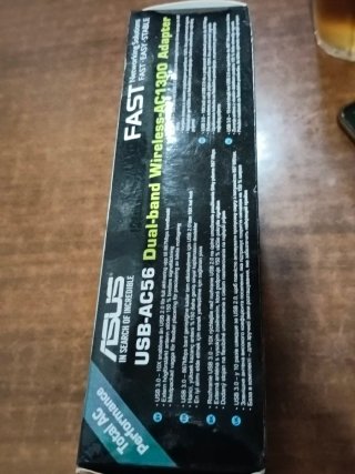 Adaptador WiFi ASUS USB-AC56 Dual-Band AC1300