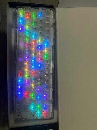 Teclado Mecánico YUNZII X71 Transparente 400105