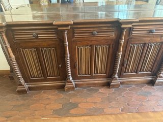 Conjunto comedor señorial madera