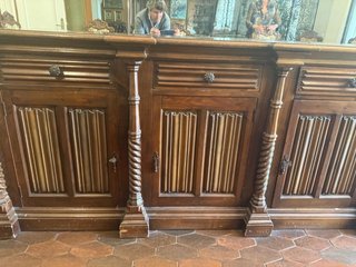 Conjunto comedor señorial madera