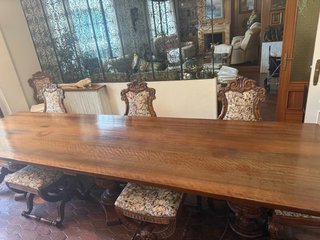 Conjunto comedor señorial madera