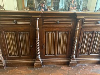 Conjunto comedor señorial madera