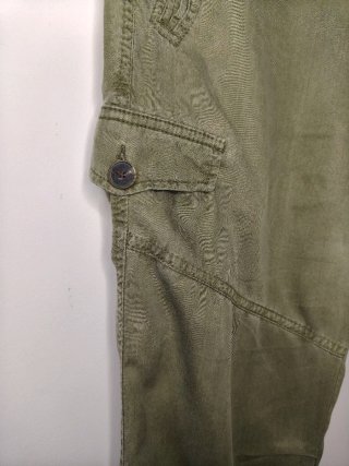 Pantalón bombacho Zara caqui