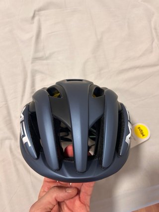 Casco MET Trenta MIPS Talla M Azul Grisáceo.