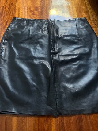 Falda corta Pedro del Hierro piel cordero