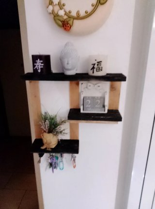 Portachiavi da parete in legno