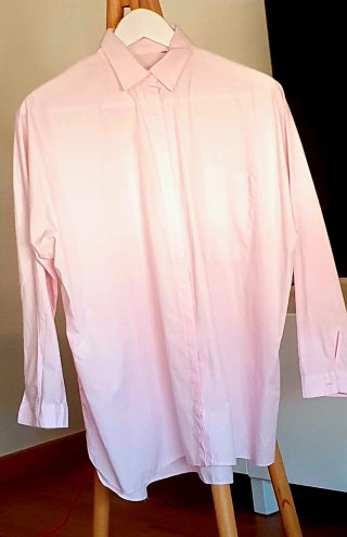 Camisa Zara Rosa Manga Ranglan Frances