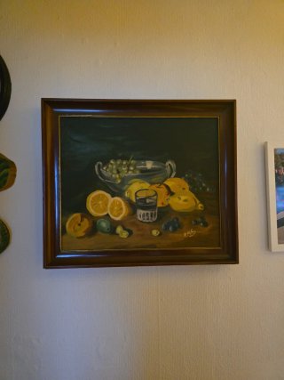 Cuadro de nudos marineros decorativos