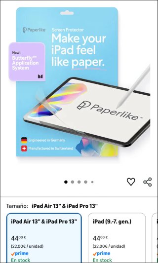 iPad Air 13 Pro Protector Paperlike