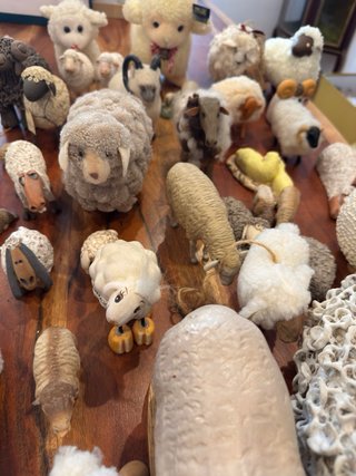 Colección de ovejas decorativas