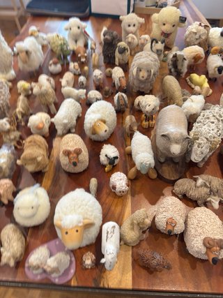 Colección de ovejas decorativas