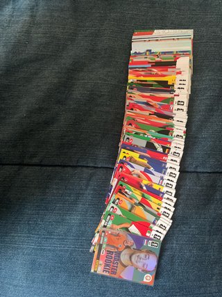 Lote cartas Mundial 2026 sin repetir (102)
