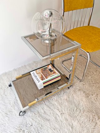 CAMARERA VINTAGE ESTILO WILLY RIZZO, AÑOS 70
