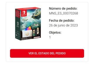 Nintendo Switch OLED Edición Zelda Tears of Kingdo