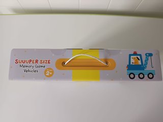 Juego Memory Suuuper Size Vehículos NUEVO