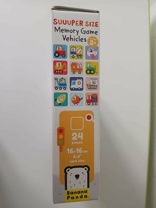 Juego Memory Suuuper Size Vehículos NUEVO