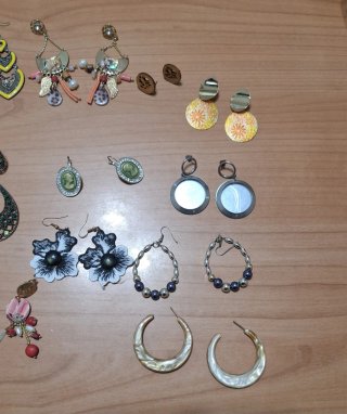 Set 12 paia orecchini donna