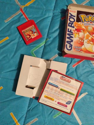 Caja Pokémon Rojo Game Boy Nintendo