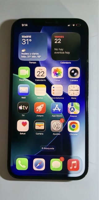 iPhone 12 Pro Max 256GB Gris Fisura Batería 71%